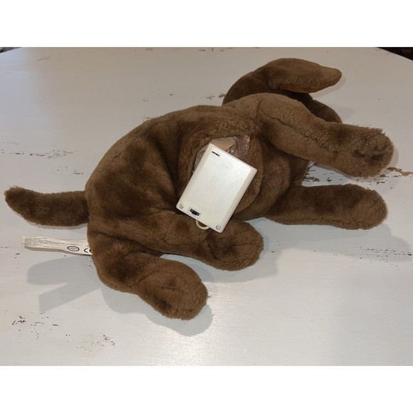 2006 NINTENDO Nintendogs Lab Animatronic dog 17" plush Animated Puppy VIDEO Paws - Picture 9 of 13